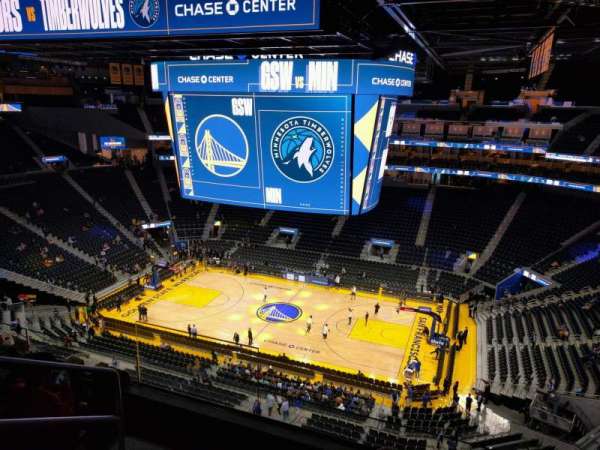 Chase Center, section: 218, row: 9, seat: 13