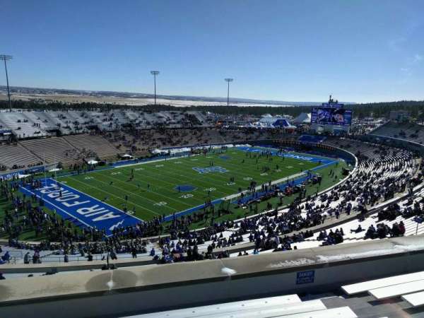 Falcon Stadium, section: u13, row: j, seat: 7