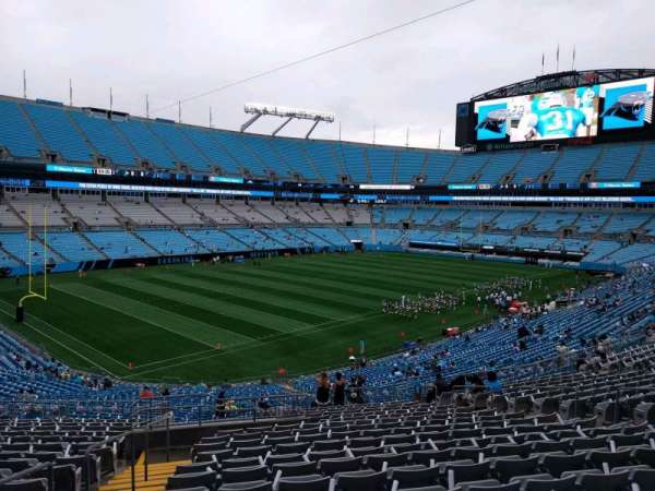 Bank of America Stadium, section: 322, row: 18, seat: 14