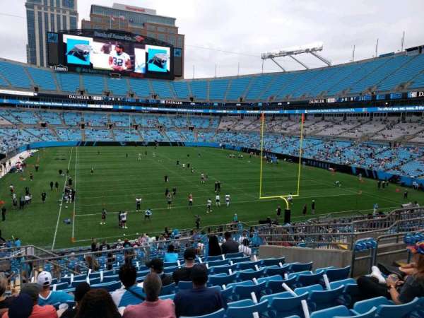 Bank of America Stadium, section: 203, row: 10, seat: 12