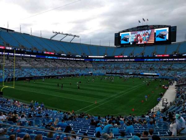Bank of America Stadium, section: 235, row: 1, seat: 6