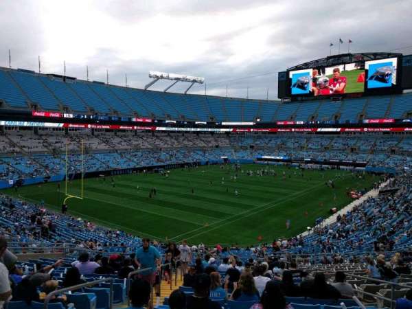 Bank of America Stadium, section: 337, row: 17, seat: 7