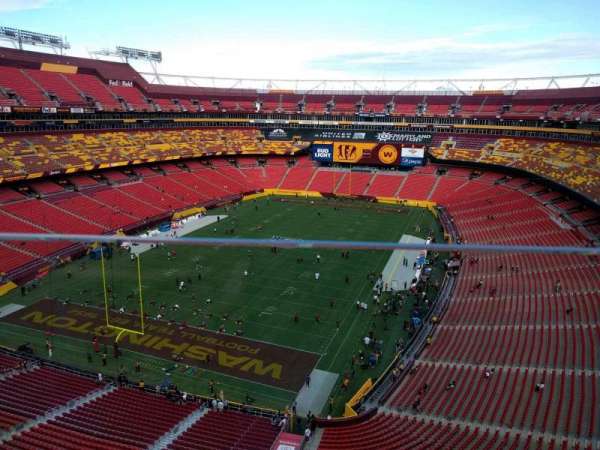 Northwest Stadium, section: 411, row: 1, seat: 22