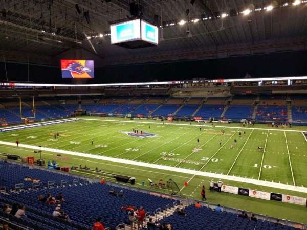Alamodome, section: 231, row: 1, seat: 10