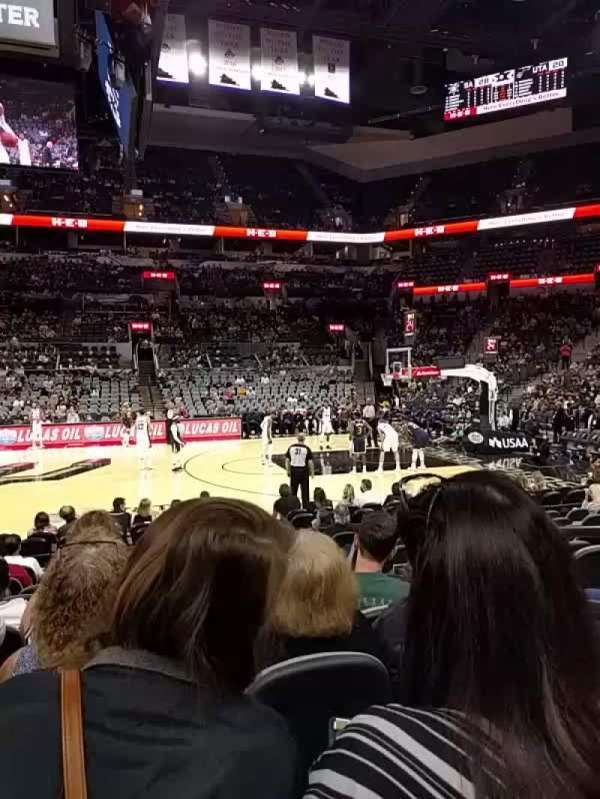 Frost Bank Center, section: 22, row: 13, seat: 3