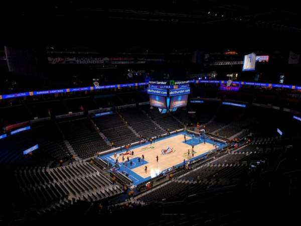 Paycom Center, section: 327, row: r, seat: 15