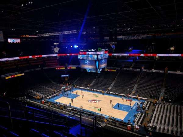 Paycom Center, section: 321, row: k, seat: 14