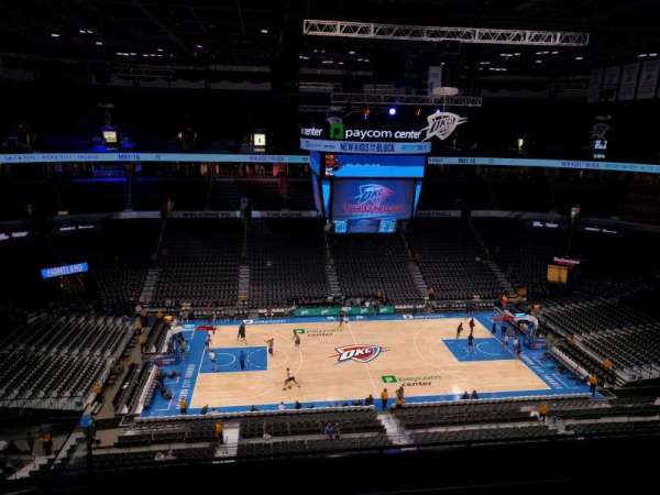 Paycom Center, section: 309, row: h, seat: 16