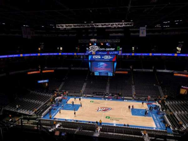 Paycom Center, section: 308, row: k, seat: 12