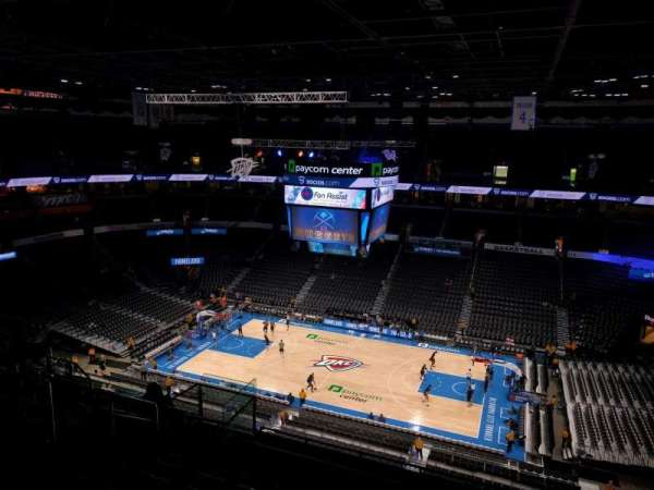 Paycom Center, section: 307, row: l, seat: 11