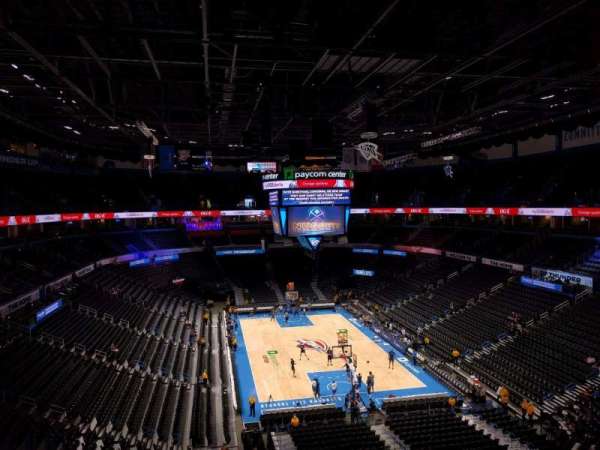 Paycom Center, section: 302, row: a, seat: 8