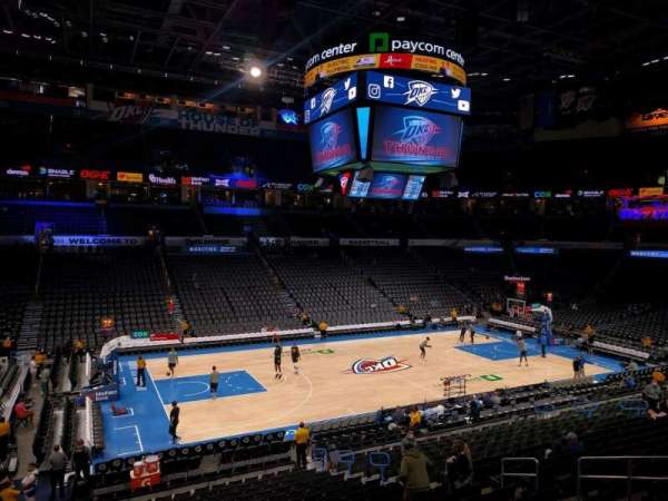 Paycom Center, section: 225, row: a, seat: 3