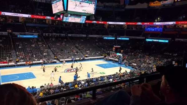 Paycom Center, section: 224, row: b, seat: 17