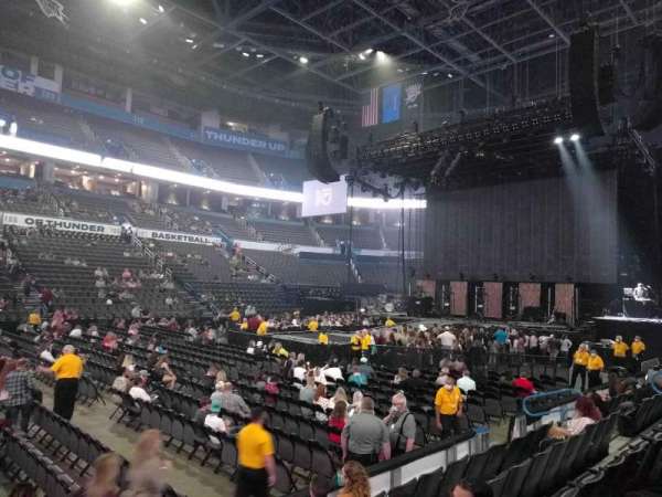 Paycom Center, section: 116, row: e, seat: 16