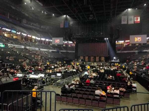 Paycom Center, section: 119, row: qq, seat: 9
