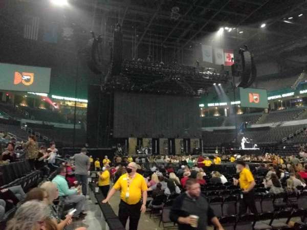 Paycom Center, section: 105, row: a, seat: 1