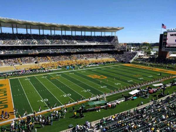 McLane Stadium, section: 309, row: 1, seat: 27