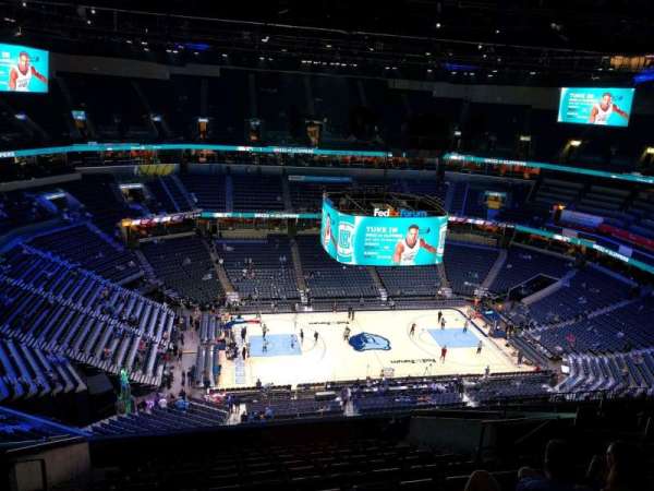FedEx Forum, section: 207, row: q, seat: 10