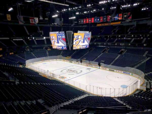 Bridgestone Arena, section: 313, row: f, seat: 3