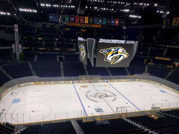 Bridgestone Arena, section: 324, row: b, seat: 9
