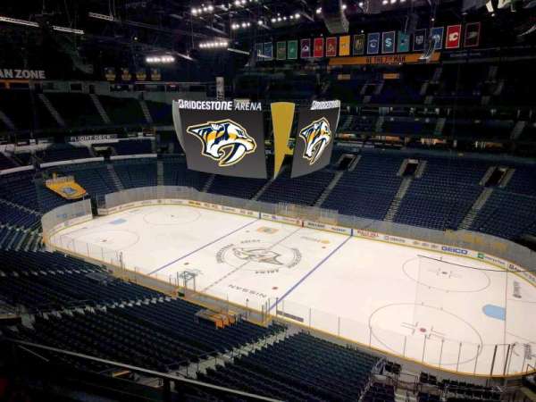 Bridgestone Arena, section: 328, row: c, seat: 9