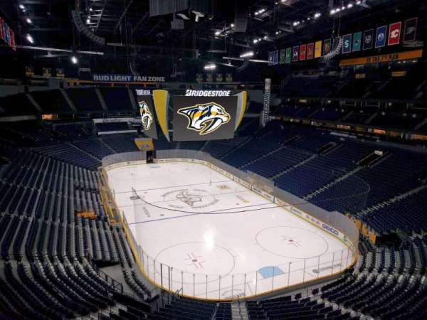 Bridgestone Arena, section: 332, row: a, seat: 8