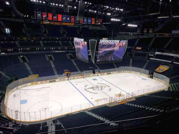 Bridgestone Arena, section: 307, row: e, seat: 9