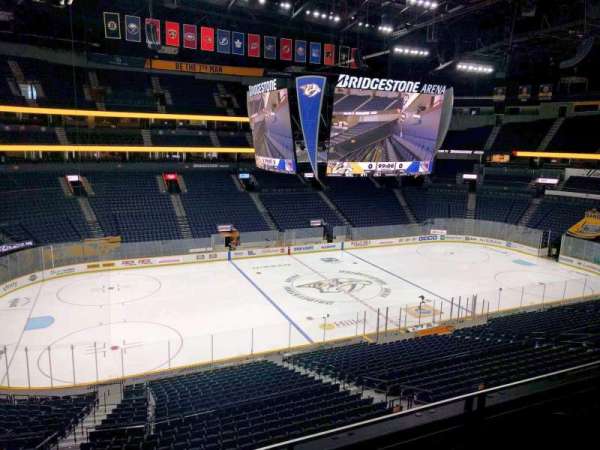 Bridgestone Arena, section: 207, row: f, seat: 12