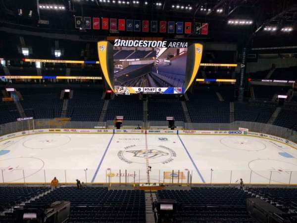 Bridgestone Arena, section: 209, row: g, seat: 6