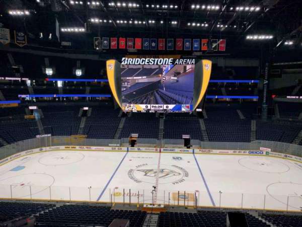 Bridgestone Arena, section: 209, row: g, seat: 2