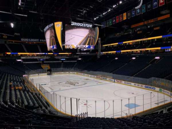 Bridgestone Arena, section: 119, row: k, seat: 8