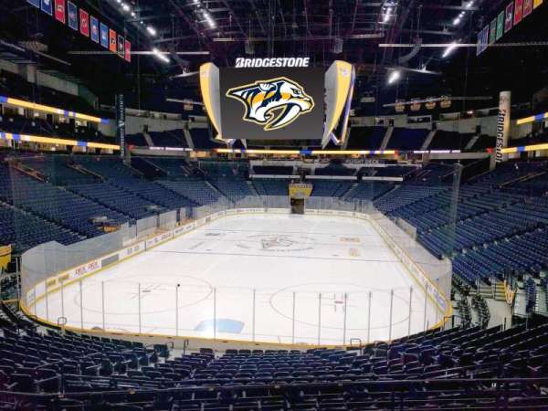 Bridgestone Arena, section: 101, row: k, seat: 12