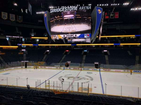 Bridgestone Arena, section: 106, row: m, seat: 7