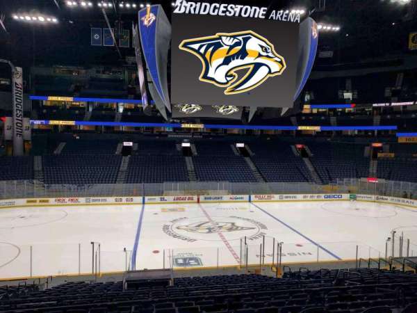 Bridgestone Arena, section: 115, row: l, seat: 9
