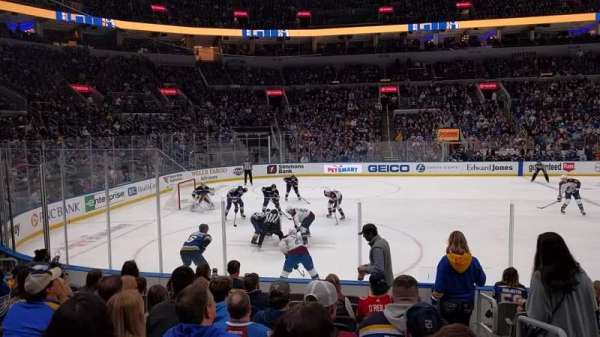 Enterprise Center, section: 118, row: k, seat: 1
