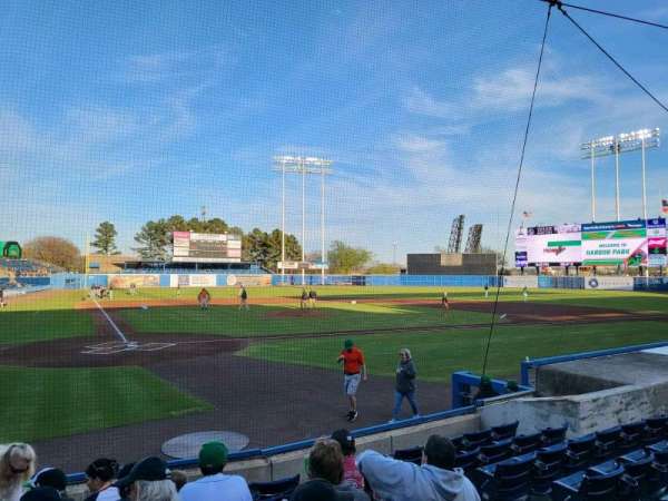 Harbor Park, section: 104, row: h, seat: 7