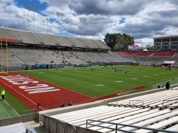 Carter-Finley Stadium, section: 216, row: d, seat: 1