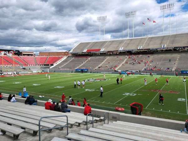 Carter-Finley Stadium, section: 19, row: p, seat: 9