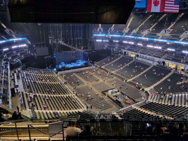 Spectrum Center, section: 203, row: n, seat: 17