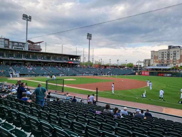 Truist Field, section: 104, row: q, seat: 10
