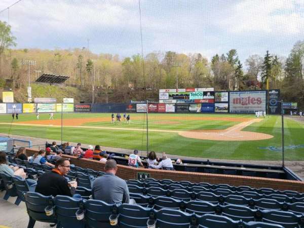 McCormick Field, section: jj, row: a, seat: 8