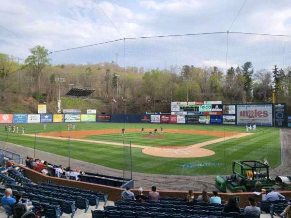 McCormick Field, section: ii, row: f, seat: 9