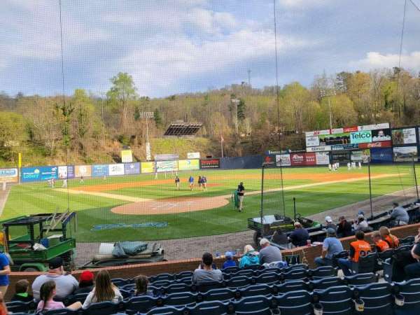 McCormick Field, section: gg, row: b, seat: 7
