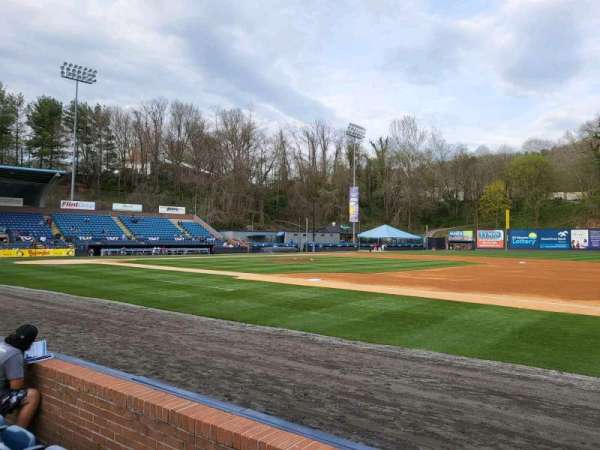McCormick Field, section: a, row: c, seat: 5