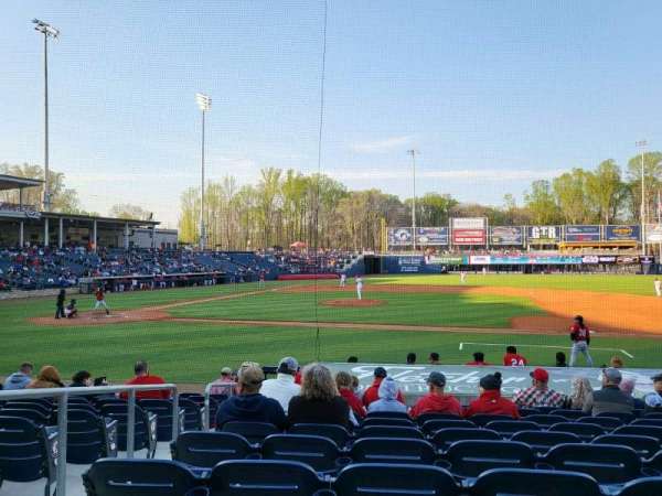 Virginia Credit Union Stadium, section: 5, row: m, seat: 8