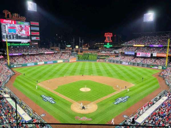 Citizens Bank Park, section: 320, row: 2, seat: 23