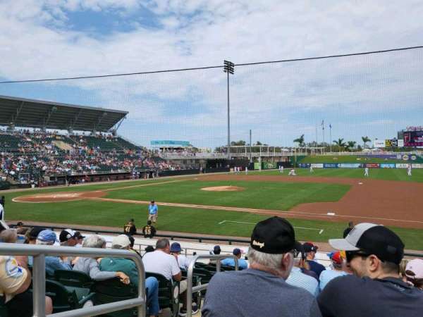 Hammond Stadium at Lee County Sports Complex, section: 102, row: 13, seat: 19