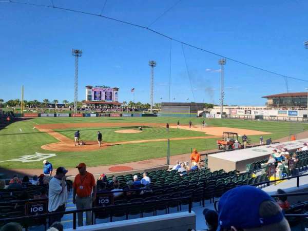 Joker Marchant Stadium, section: 205, row: f, seat: 6