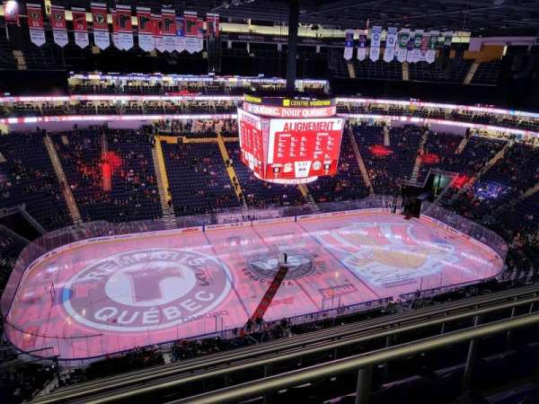 Centre Vidéotron, section: 303, row: aa, seat: 17