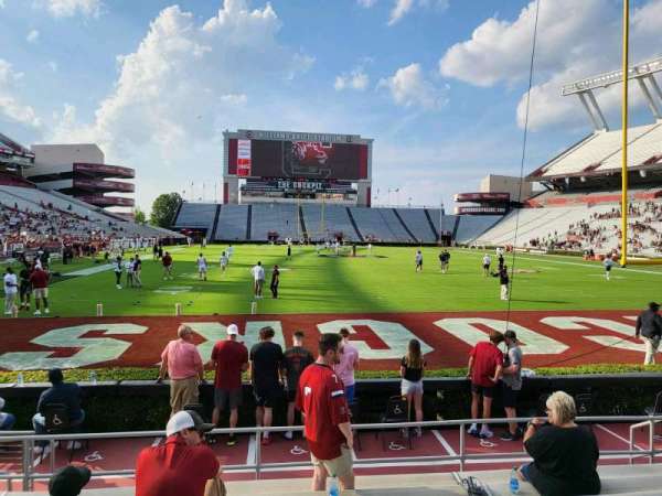 Williams-Brice Stadium, section: 11, row: 9, seat: 11